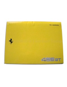 1995 FERRARI 456GT INSTRUCTIEBOEKJE 