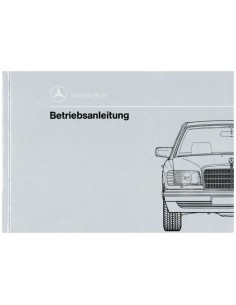 1988 MERCEDES BENZ S KLASSE INSTRUCTIEBOEKJE DUITS