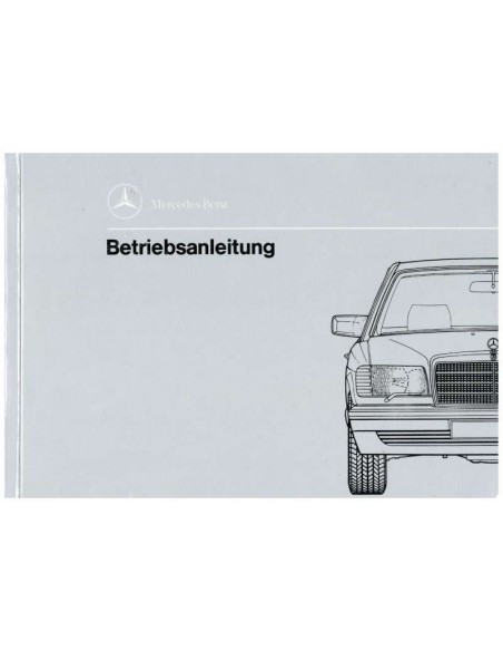1988 MERCEDES BENZ S KLASSE INSTRUCTIEBOEKJE DUITS