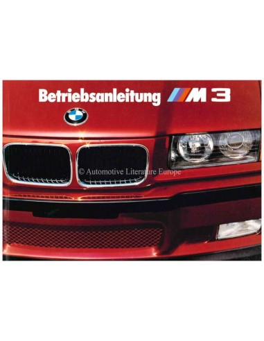 1992 BMW M3 COUPE INSTRUCTIEBOEKJE DUITS