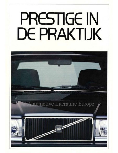 1986 VOLVO 740 WAGON BROCHURE DUTCH