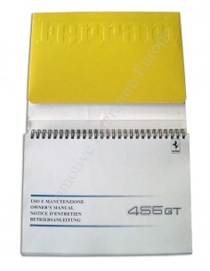 1995 FERRARI 456GT INSTRUCTIEBOEKJE  2