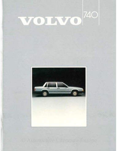 1985 VOLVO 740 BROCHURE DUTCH