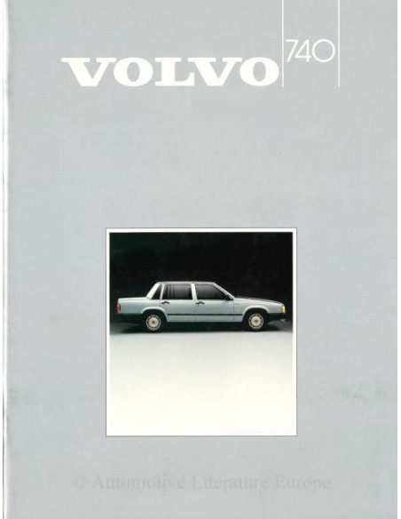 1985 VOLVO 740 BROCHURE DUTCH