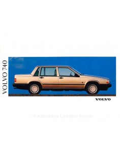1991 VOLVO 740 BROCHURE DUTCH