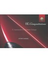 2008 ALFA ROMEO 8C COMPETIZIONE INSTRUCTIEBOEKJE ENGELS