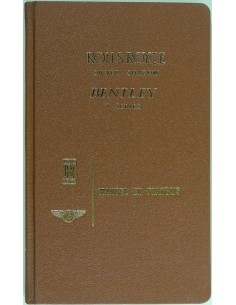 1966 ROLLS ROYCE SILVER SHADOW / BENTLEY T SERIES BETRIEBSANLEITUNG FRANZÖSISCH