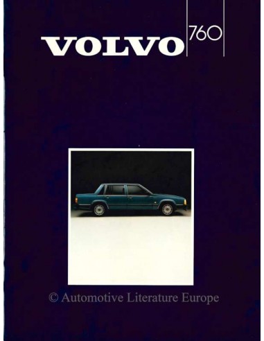 1985 VOLVO 760 BROCHURE DUTCH