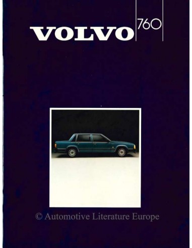 1985 VOLVO 760 BROCHURE NEDERLANDS