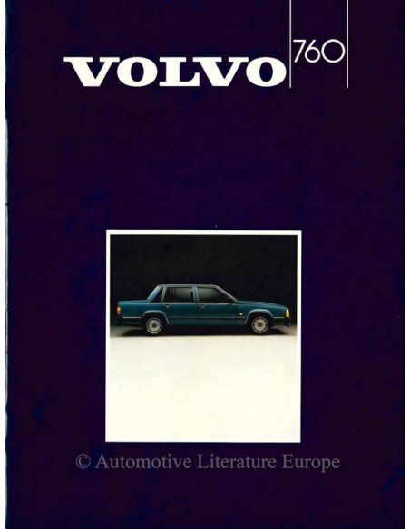 1985 VOLVO 760 BROCHURE DUTCH