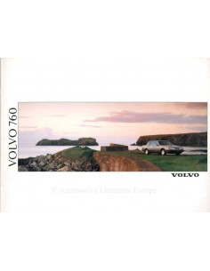 1990 VOLVO 760 BROCHURE NEDERLANDS
