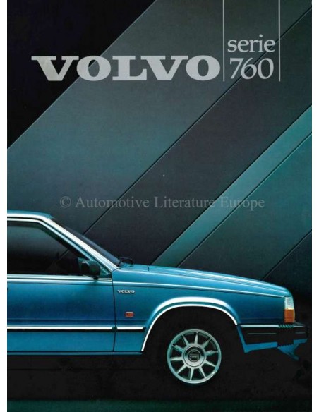 1984 VOLVO 760 BROCHURE NEDERLANDS