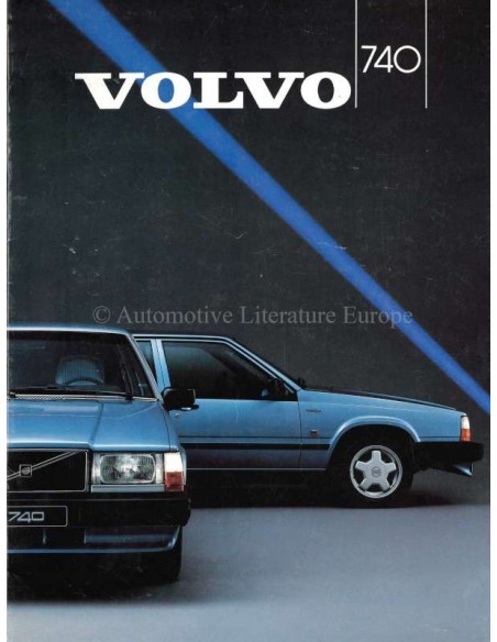 1987 VOLVO 740 PROSPEKT NIEDERLÄNDISCH