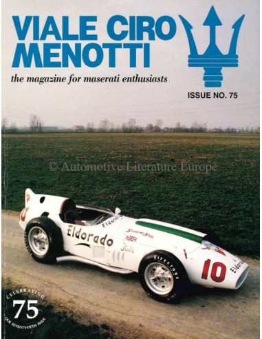 1998 MASERATI VIALE CIRO MENOTTI MAGAZINE ENGELS