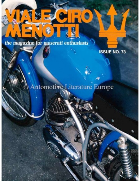 1997 MASERATI VIALE CIRO MENOTTI MAGAZINE ENGELS