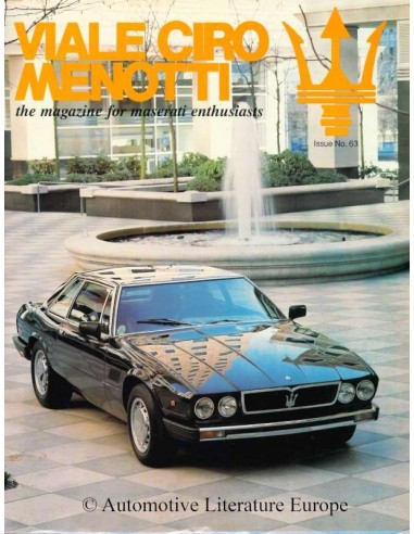 1993 MASERATI VIALE CIRO MENOTTI MAGAZIN ENGLISCH