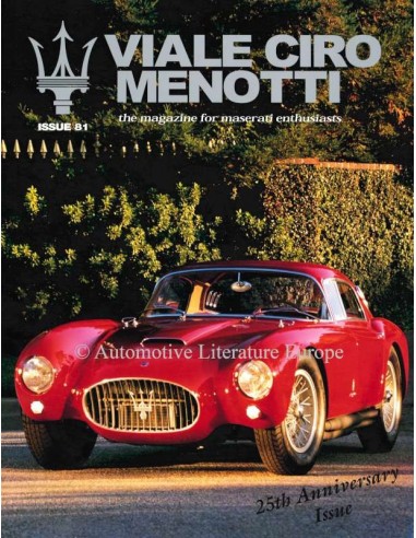 2001 MASERATI VIALE CIRO MENOTTI MAGAZINE ENGLISH