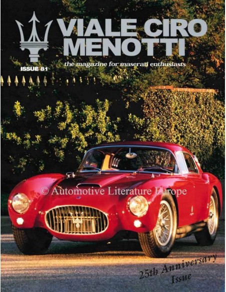 2001 MASERATI VIALE CIRO MENOTTI MAGAZINE ENGELS