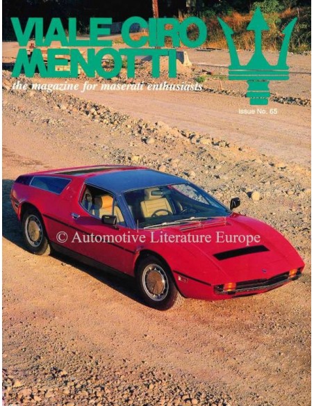 1994 MASERATI VIALE CIRO MENOTTI MAGAZIN ENGLISCH