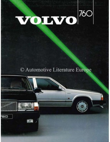 1987 VOLVO 760 BROCHURE NEDERLANDS