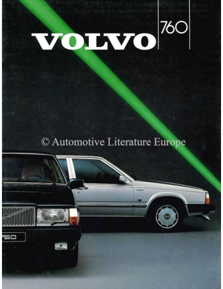 1987 VOLVO 760 PROSPEKT NIEDERLÄNDISCH