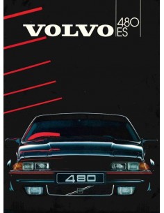 1986 VOLVO 480 BROCHURE NEDERLANDS