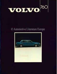 1985 VOLVO 760 BROCHURE ENGELS