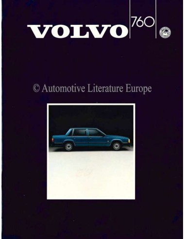 1985 VOLVO 760 PROSPEKT ENGLISCH