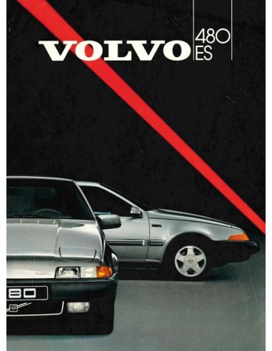 1986 VOLVO 480 PROSPEKT NIEDERLANDISCH