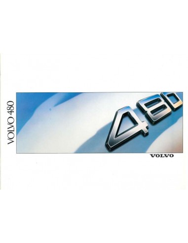 1988 VOLVO 480 BROCHURE DUTCH