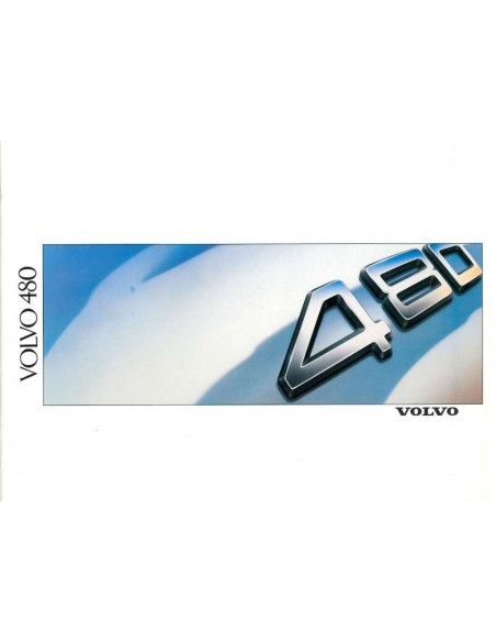 1988 VOLVO 480 BROCHURE DUTCH