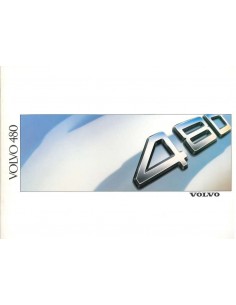 1988 VOLVO 480 BROCHURE NEDERLANDS