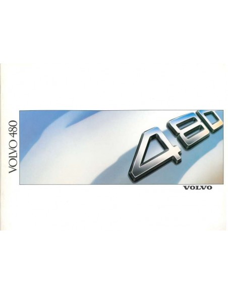 1988 VOLVO 480 BROCHURE GERMAN