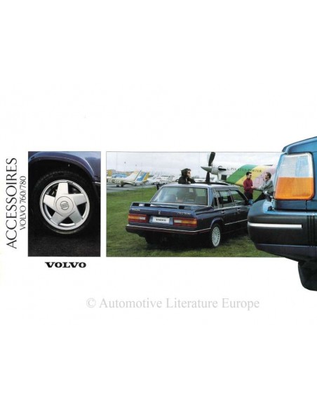 1989 VOLVO 760 / 780 ACCESSOIRES BROCHURE NEDERLANDS