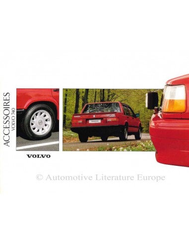 1989 VOLVO 740 ACCESSOIRES BROCHURE NEDERLANDS