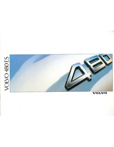 1988 VOLVO 480 BROCHURE DUTCH