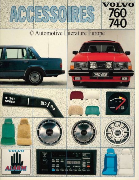 1984 VOLVO 740 / 760 ACCESSOIRES BROCHURE NEDERLANDS