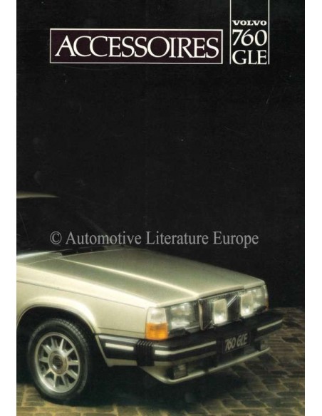 1982 VOLVO 760 GLE ACCESSORIES BROCHURE DUTCH