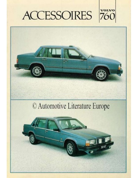 1983 VOLVO 760 ZUBEHÖR PROSPEKT NIEDERLÄNDISCH
