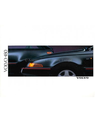 1989 VOLVO 480 BROCHURE DUTCH