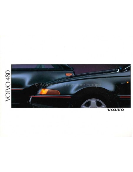 1989 VOLVO 480 BROCHURE DUTCH