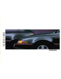 1989 VOLVO 480 BROCHURE DUTCH