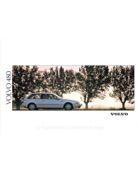1991 VOLVO 480 BROCHURE NEDERLANDS