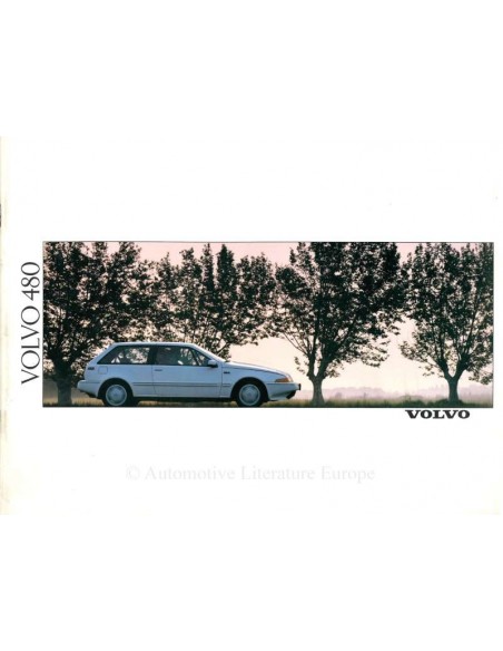 1990 VOLVO 480 BROCHURE DUTCH