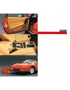 1985 FERRARI 328 GTB & GTS BROCHURE 394/85 2