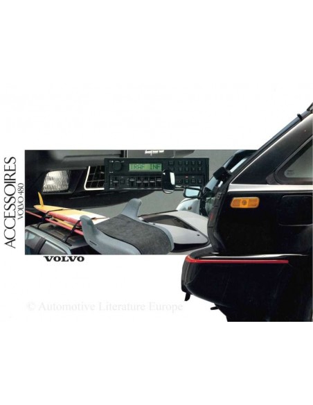 1990 VOLVO 480 ACCESSOIRES BROCHURE NEDERLANDS