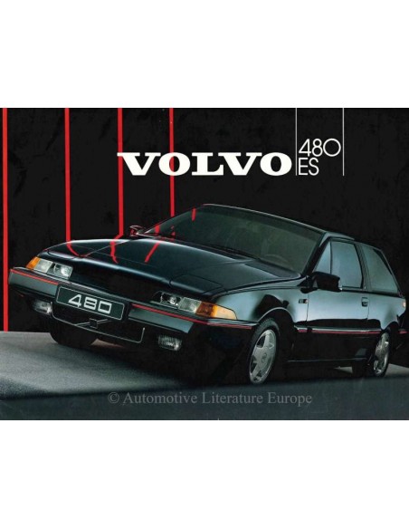 1986 VOLVO 480 ES PROSPEKT ENGLISCH
