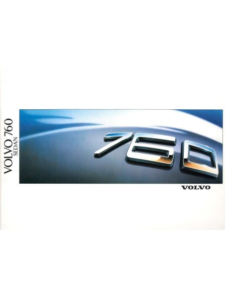 1988 VOLVO 760 SEDAN BROCHURE NEDERLANDS