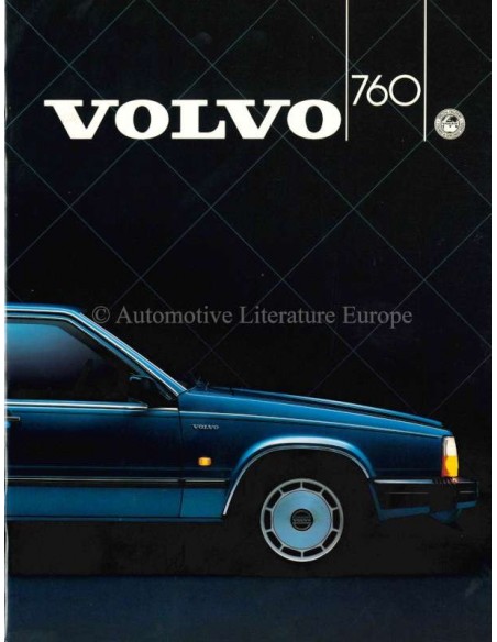 1985 VOLVO 760 BROCHURE ENGELS