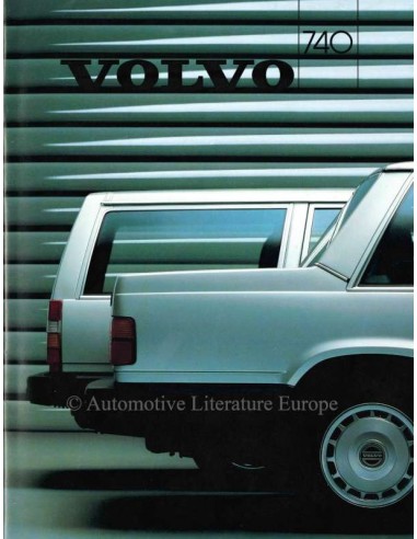 1986 VOLVO 740 BROCHURE DUTCH